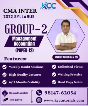 Best & Most Affordable Video lectures and live online classes by Sandeep Arora Sir for Management accounting group 2. Sandeep Sir teaches the Management accounting subject with great clarity