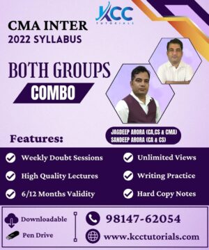 CMA Inter Both Groups Online Video Lectures Classes
