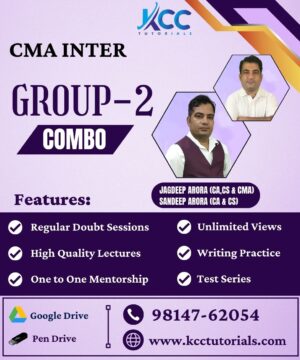 Best CMA Inter Group 2 Online Video Lectures Classes