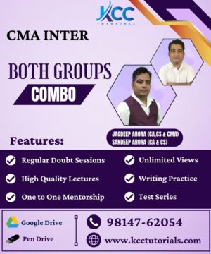 Best CMA Inter Both Groups Video Lectures Online Classes