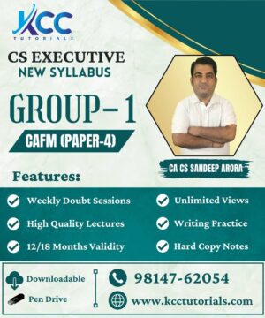 CS Executive Group 1 - CAFM Video Lectures Classes (New Syllabus)