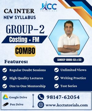 CA Intermediate - Costing + FM ( Combo ) ( New Syllabus )