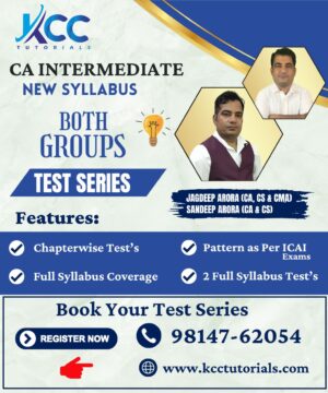 CA Inter Both Groups  Test Series