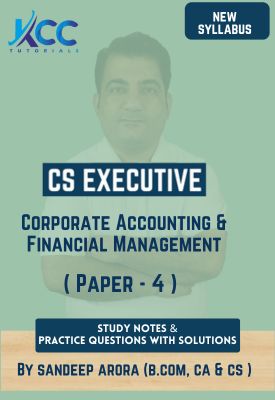 CS Executive Paper 4 - CAFM Books