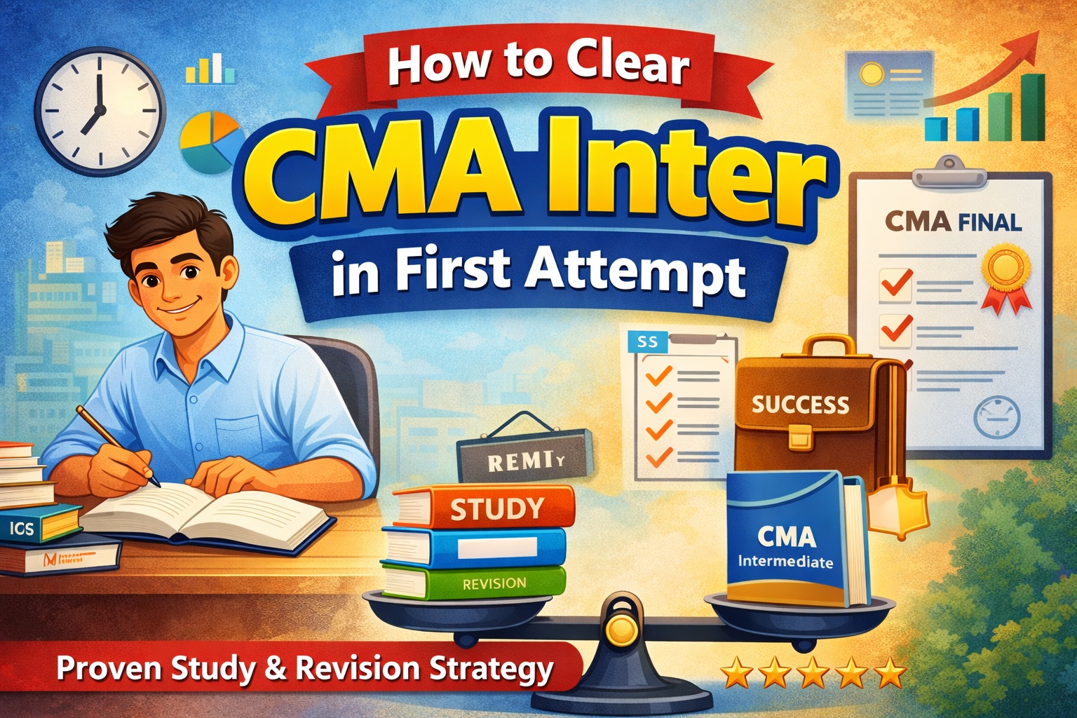 How to Clear CMA Inter in First Attempt - KCC Tutorials